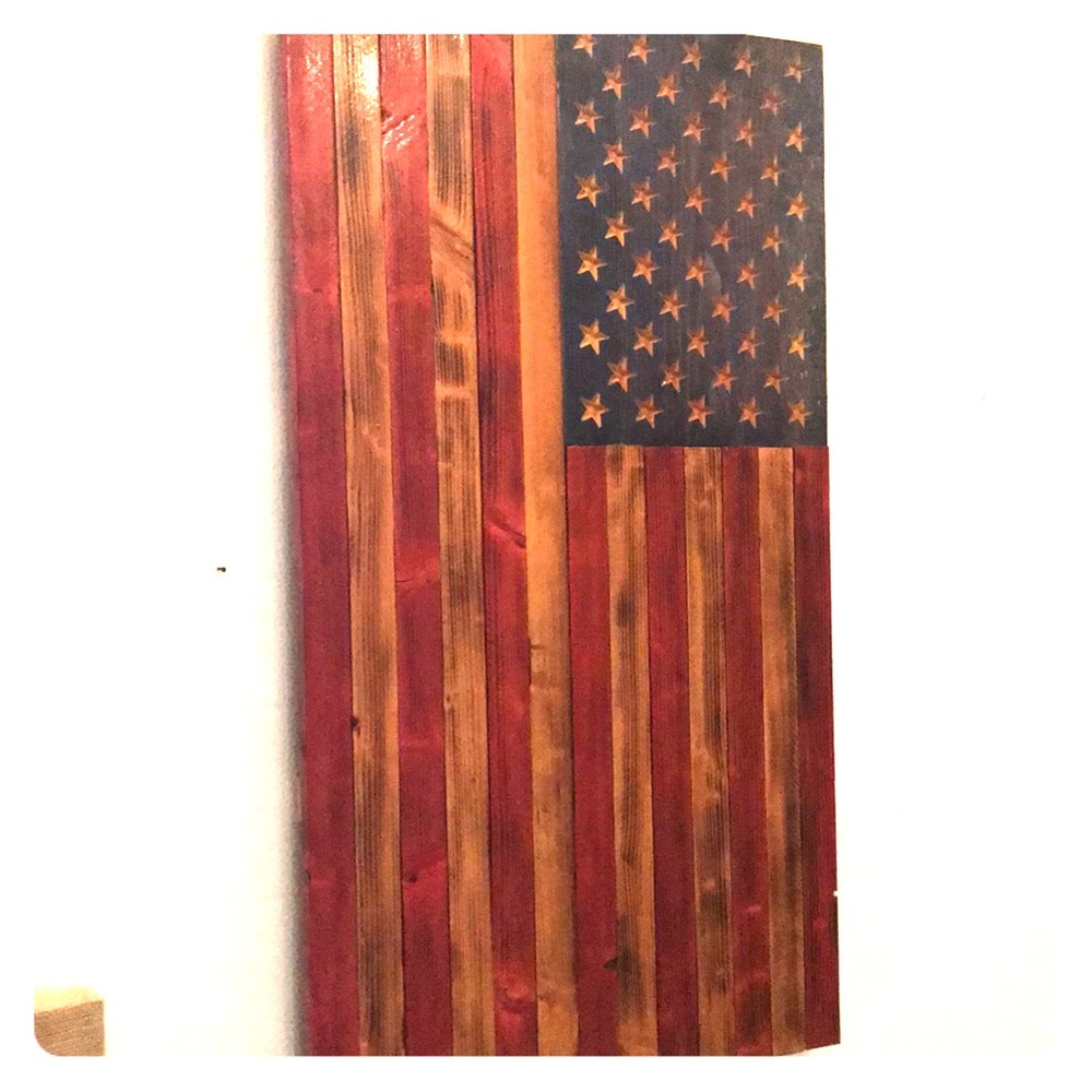Wooden flag